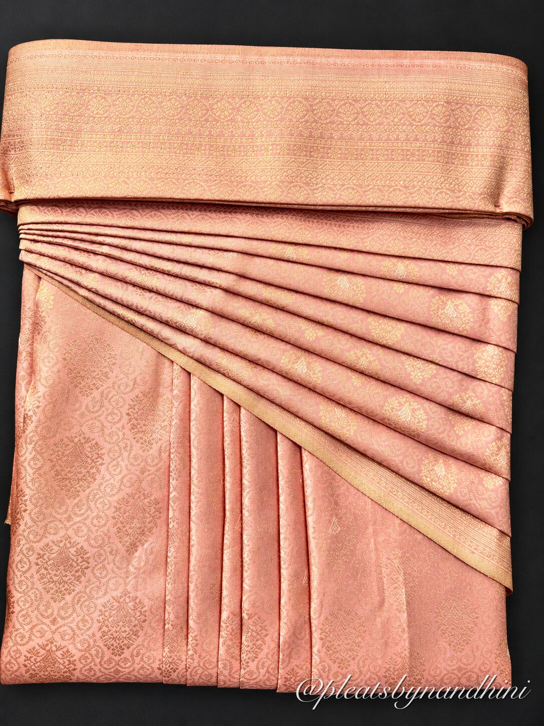 Pre-pleated saree 4