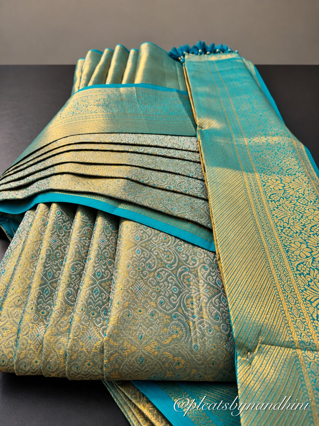 Pre-pleated saree 5
